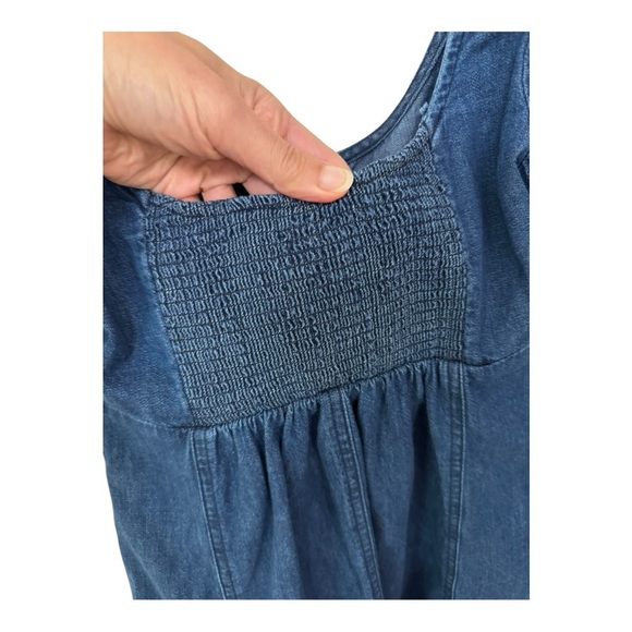 FREE PEOPLE | NWT $138 Cheyenne Denim Mini Dress in Indigo, Size XS - Picture 8 of 13